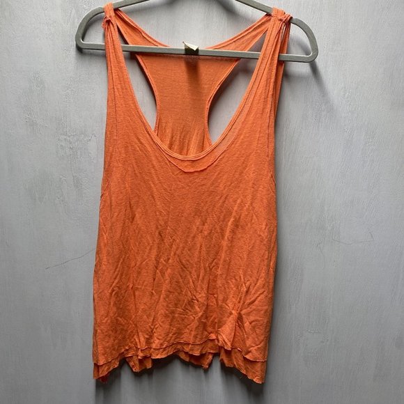 Free People Orange Karmen Layered Tank - Picture 2 of 5